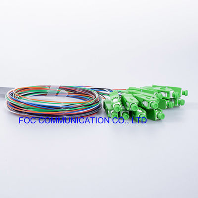 APC Sc θραυστών LSZH 1x8 PLC ινών δικτύων τηλεπικοινωνιών συνδετήρας χαμηλό PDL