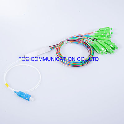 APC Sc θραυστών LSZH 1x8 PLC ινών δικτύων τηλεπικοινωνιών συνδετήρας χαμηλό PDL