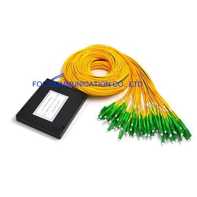 2×64 APC 1650nm FTTC θραυστών LC PLC ινών ABS για τα παθητικά οπτικά δίκτυα