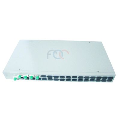 Θραύστης G.657A 1260nm οπτικών ινών PVC 1×4 LSZH με τους συνδετήρες Sc LC ST FC