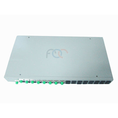 FC το ράφι UPC 1x8 τοποθετεί το θραύστη PLC για το παθητικό οπτικό δίκτυο FTTH
