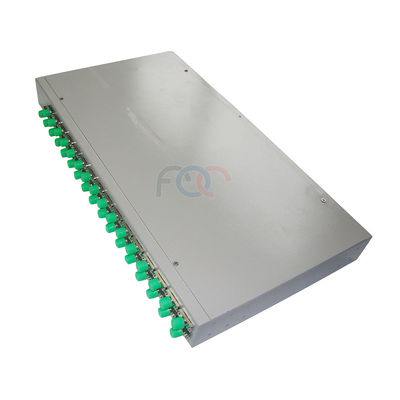 το ράφι θραυστών οπτικών ινών PLC 1650nm 1×32 τοποθετεί το σακάκι LSZH