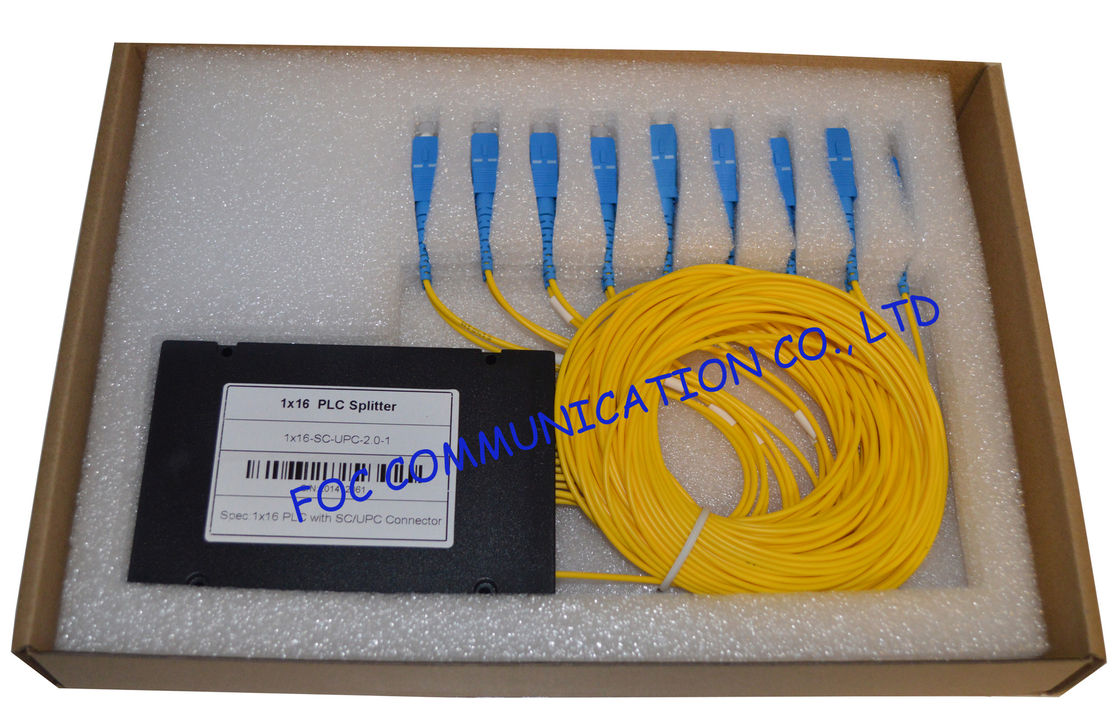 Corning επίπεδος Lightwave PLC ινών οπτικός θραύστης οπτικής ίνας κυκλωμάτων θραυστών 1×16